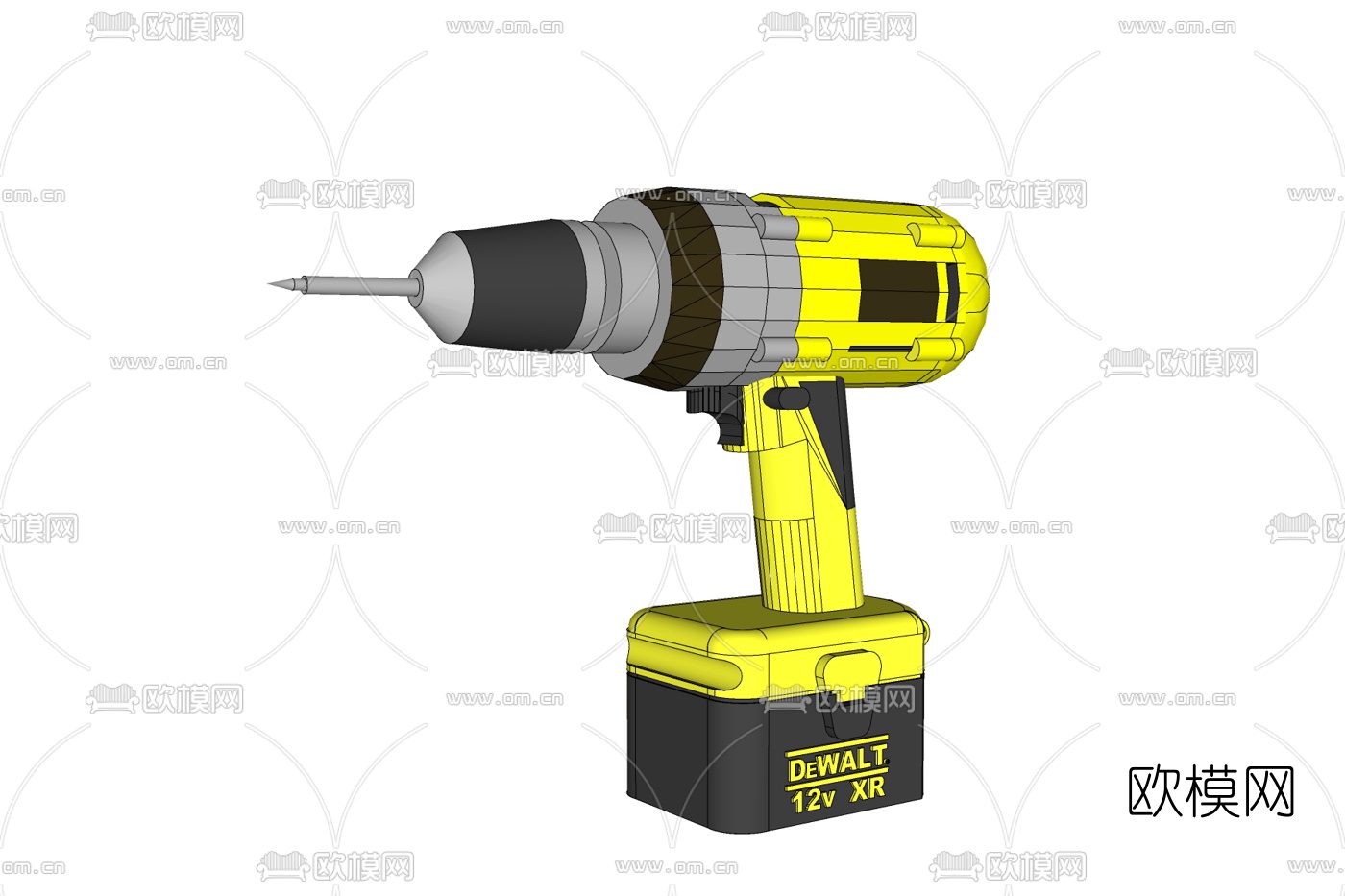 现代电钻免费su模型下载