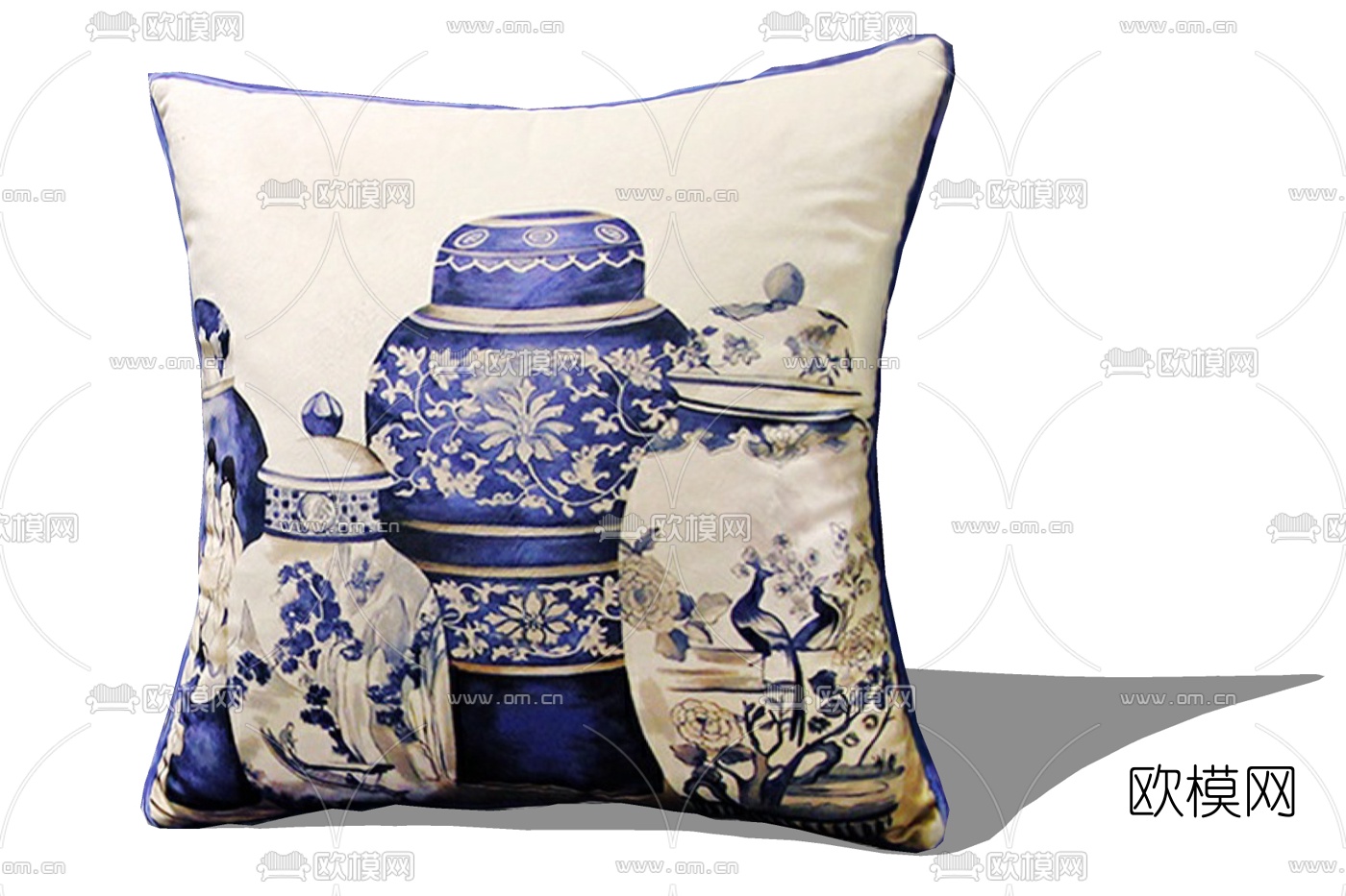 现代布艺抱枕免费su模型下载