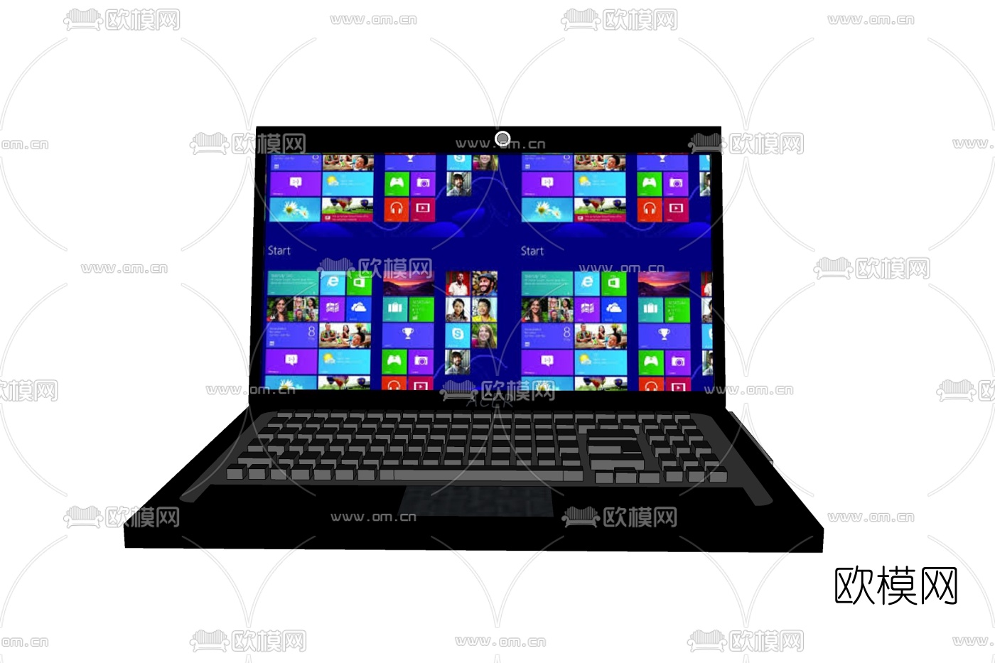 现代笔记本电脑免费su模型下载