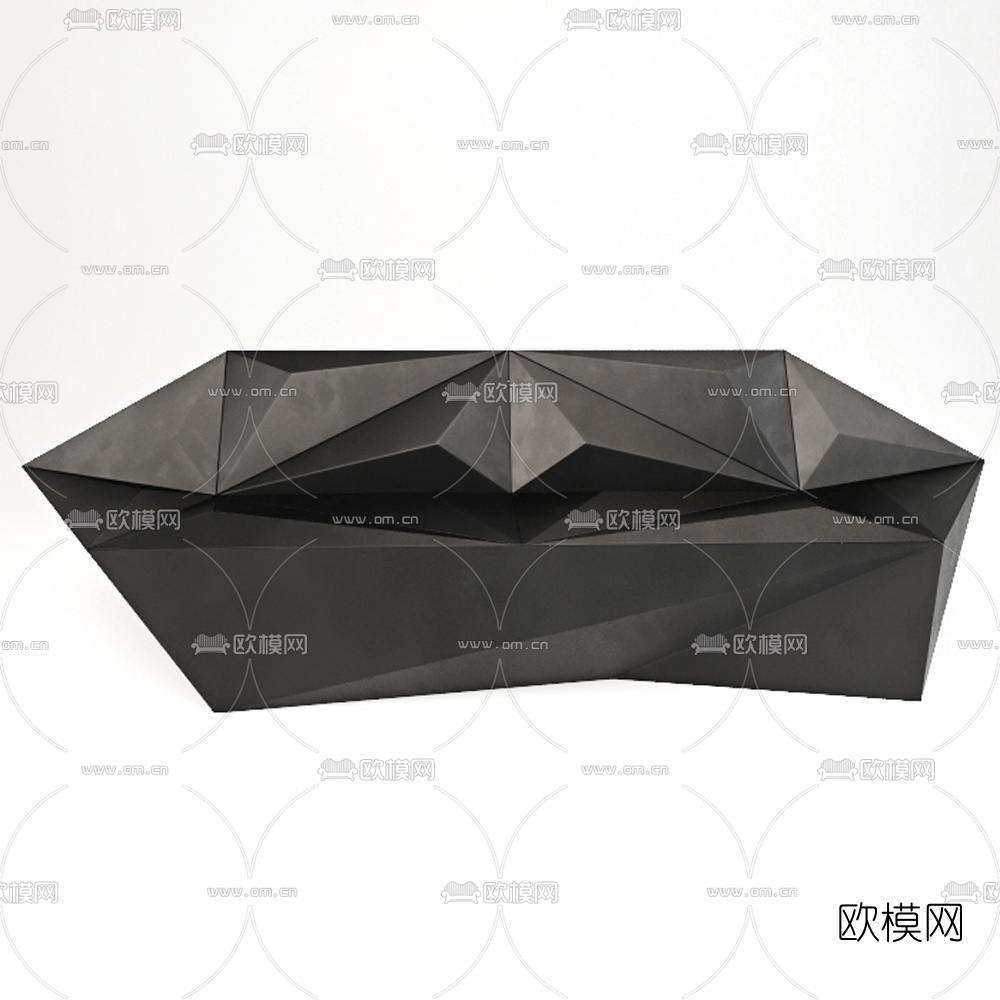 现代几何异形休闲沙发免费3d模型