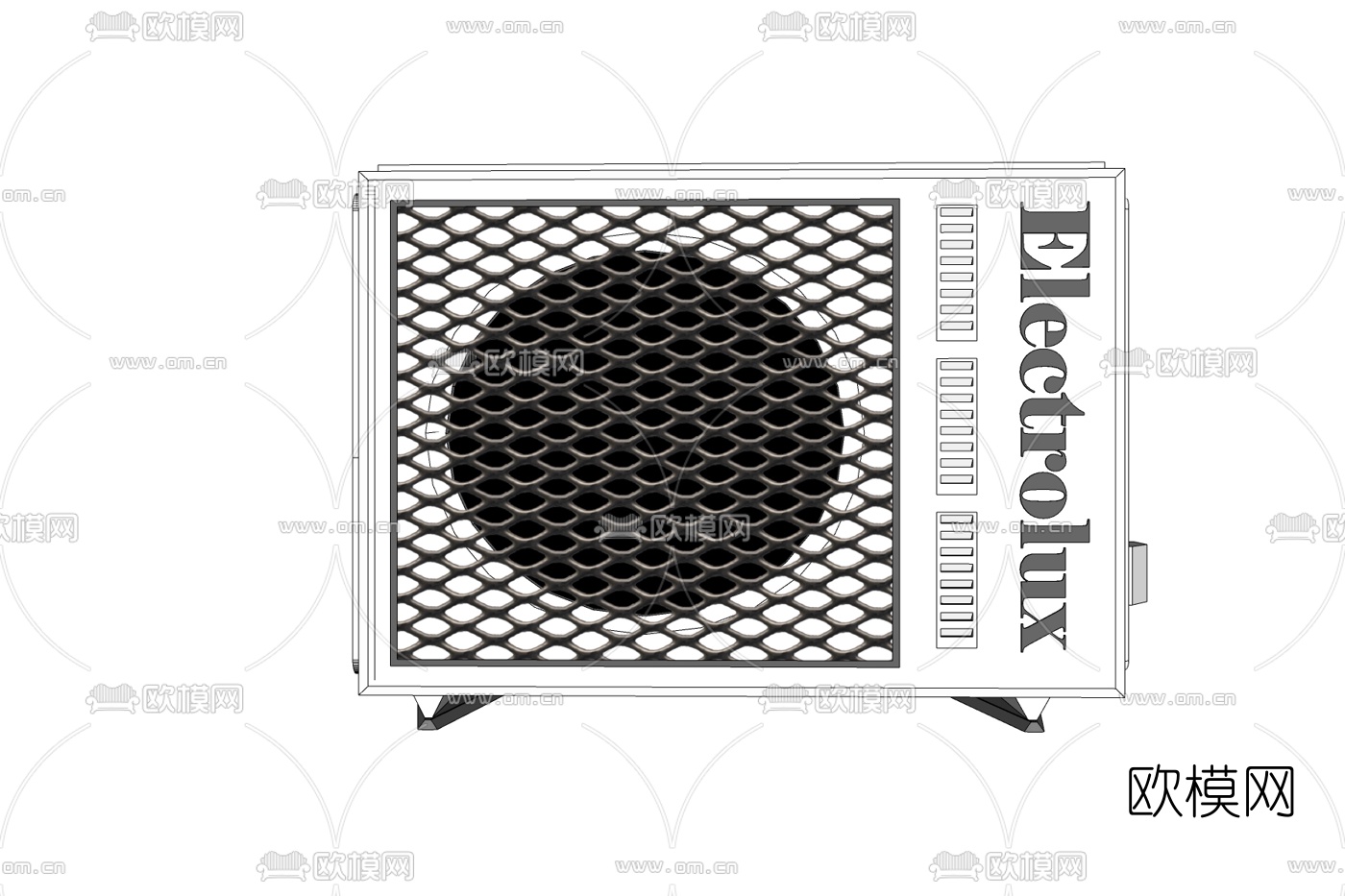现代空调外机免费su模型下载