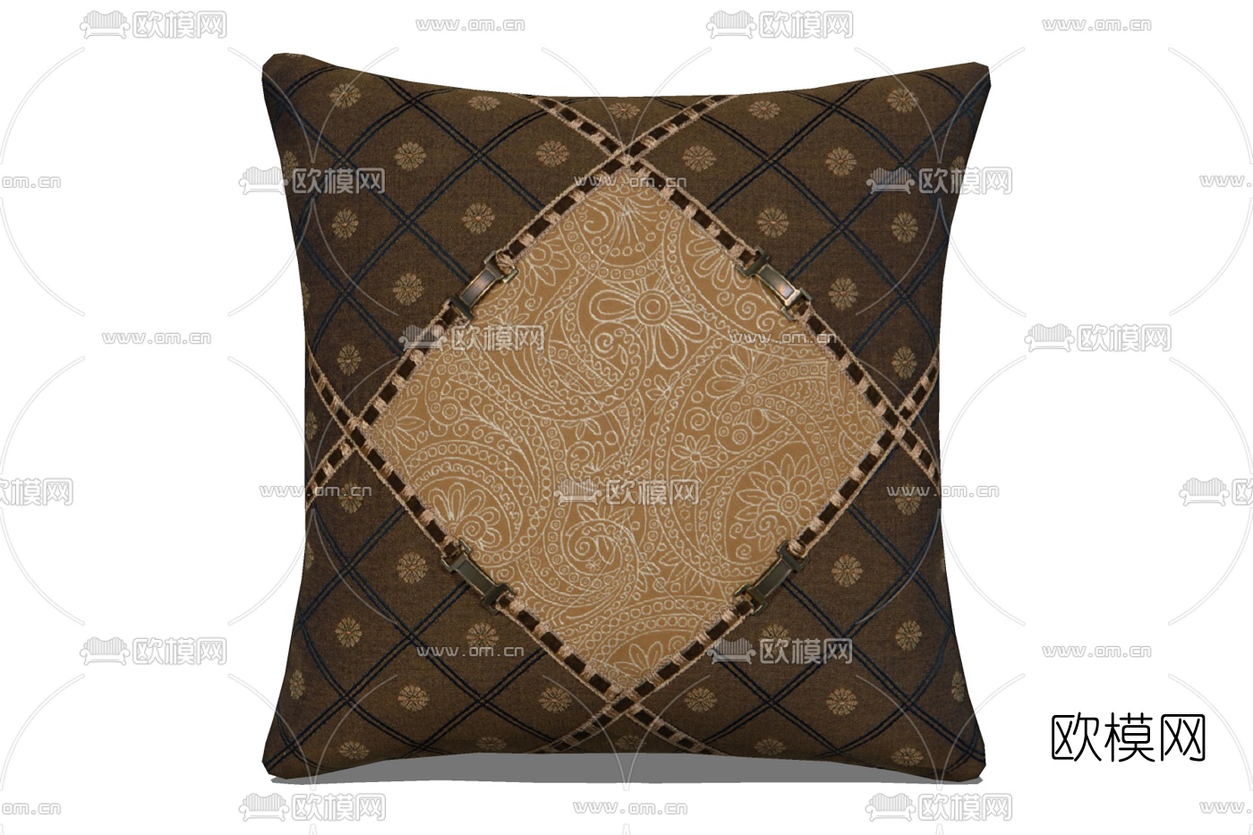 简欧抱枕免费su模型下载