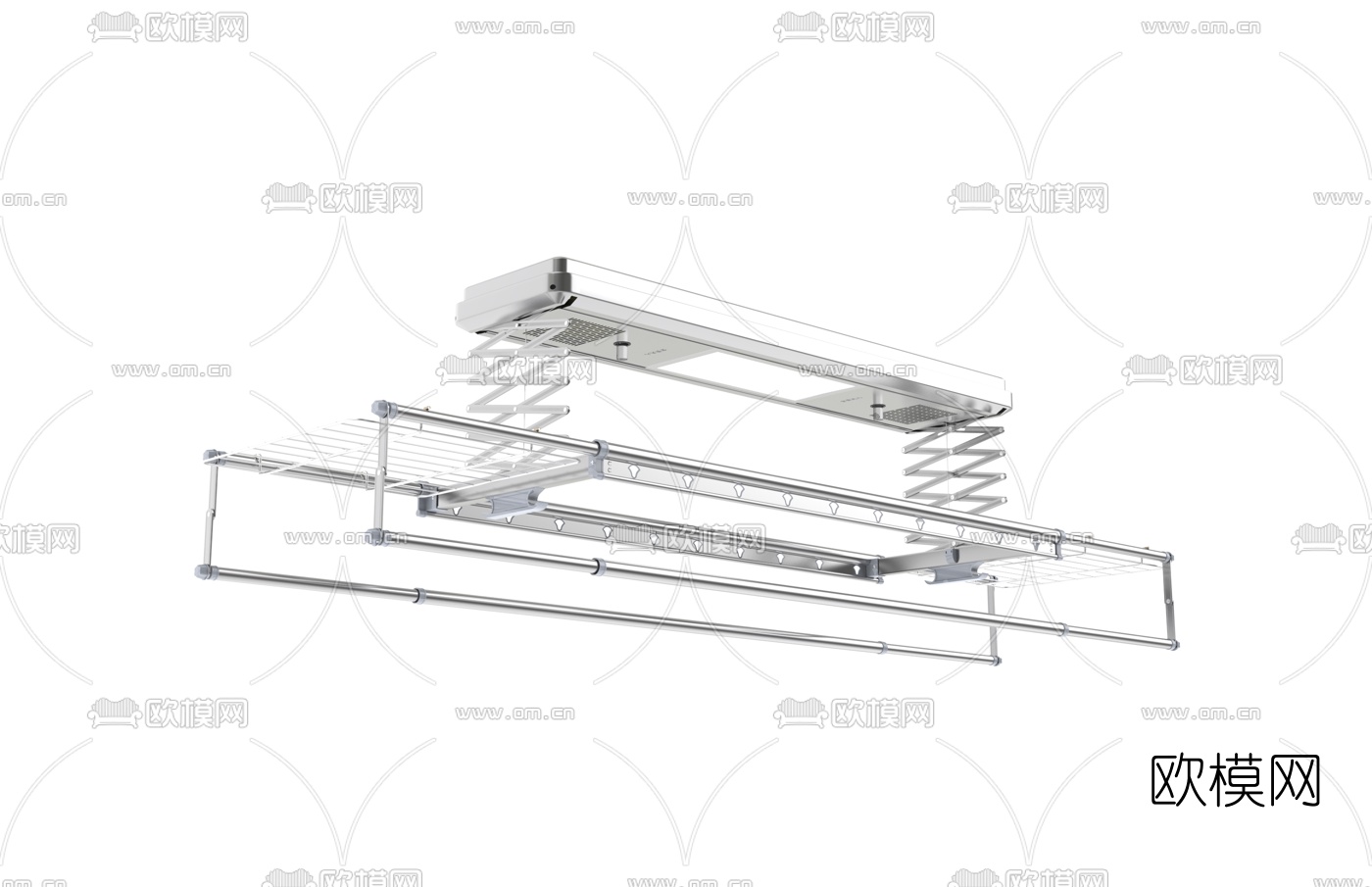 现代智能电动晾衣架3d模型