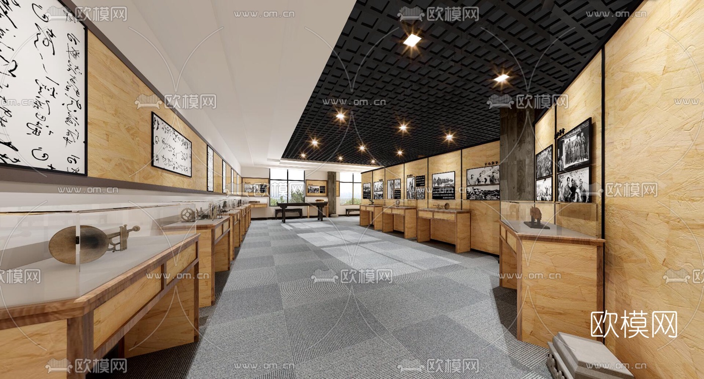 现代革命展馆vr全景3d模型
