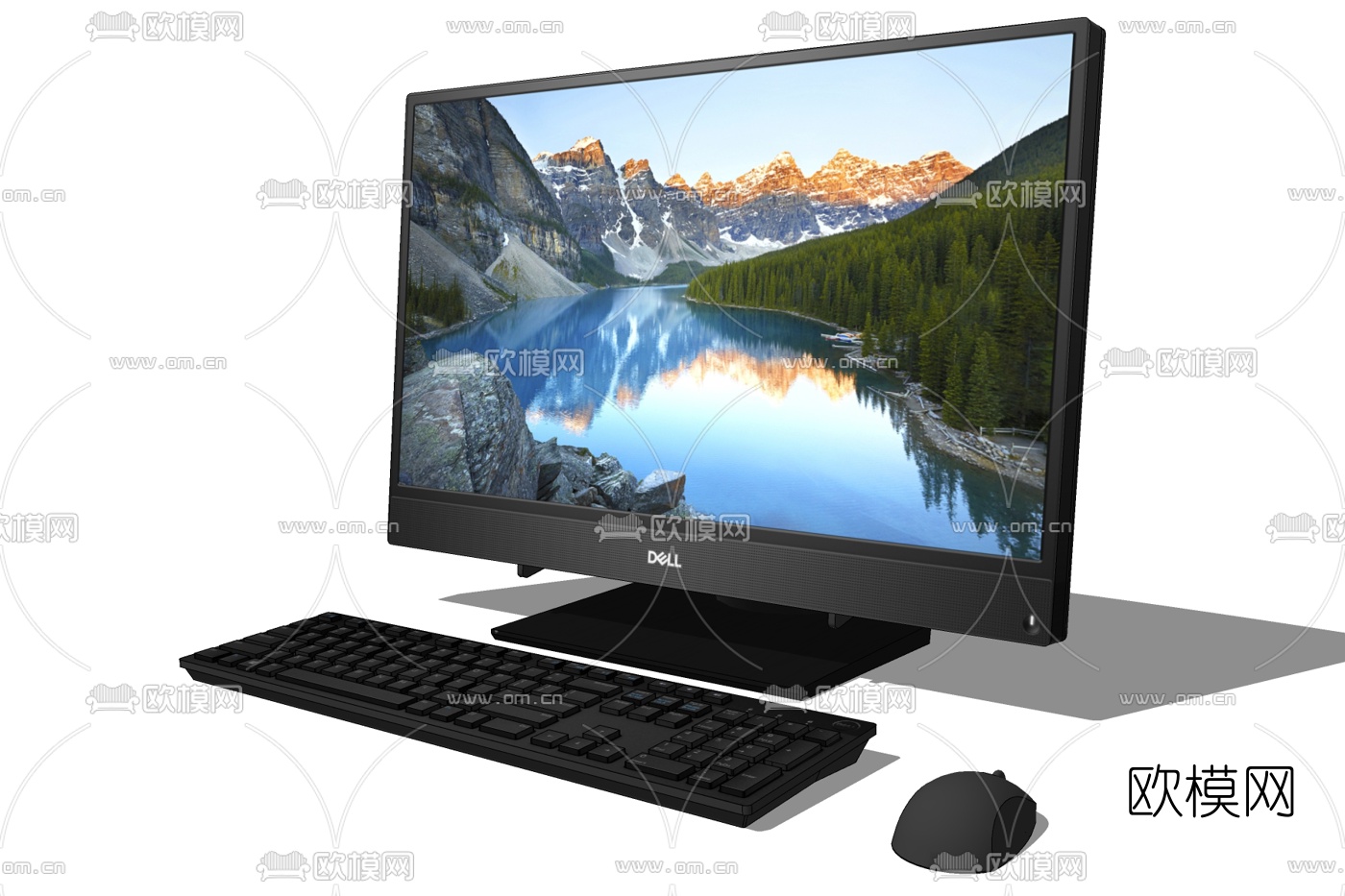 现代电脑显示器免费su模型下载