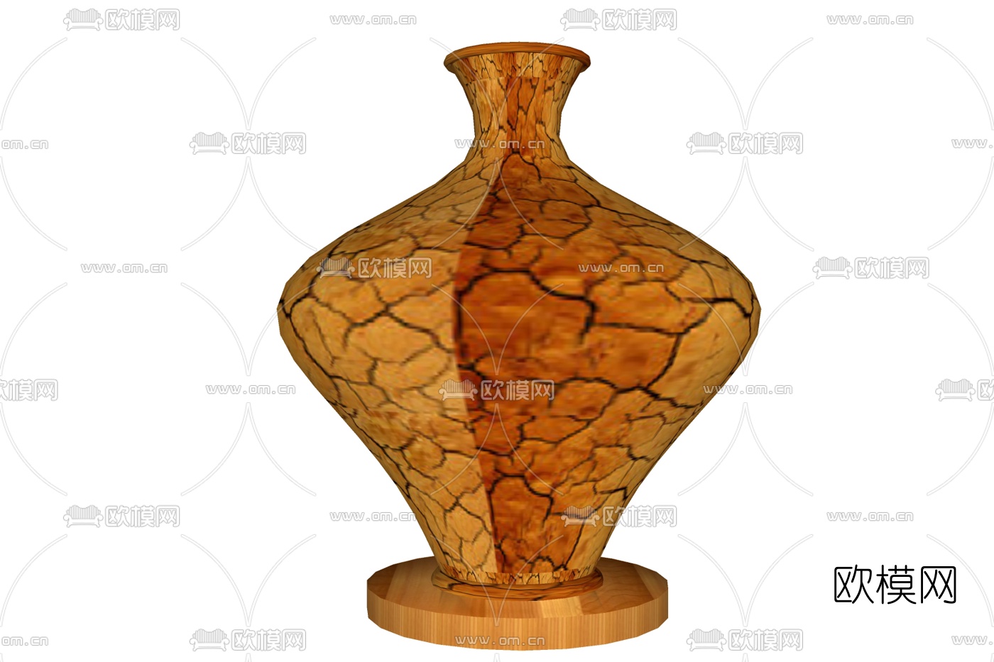 东南亚陶瓷花瓶免费su模型下载