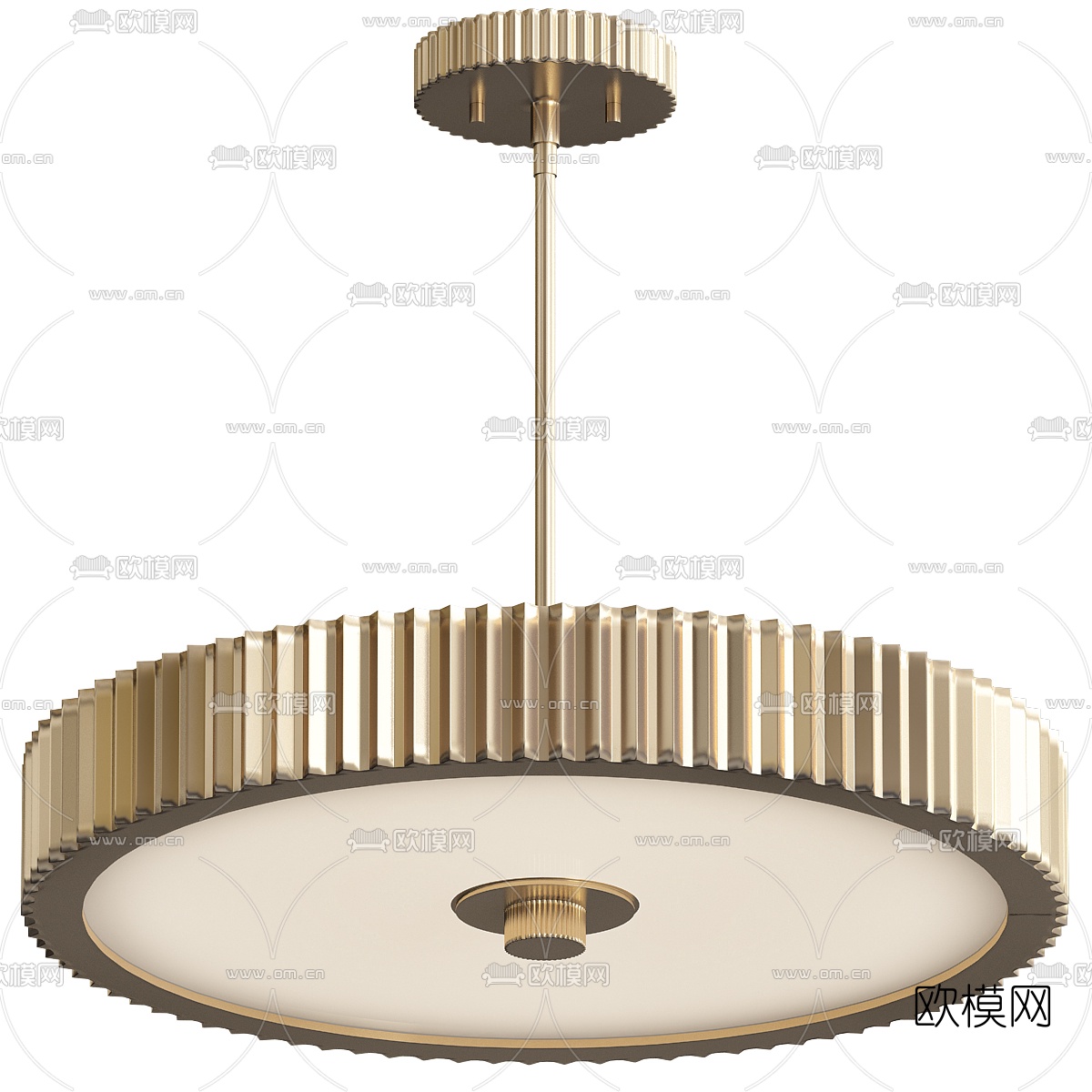 现代金属圆形吊灯3d模型下载_ID10482529_3dmax免费模型-欧模网