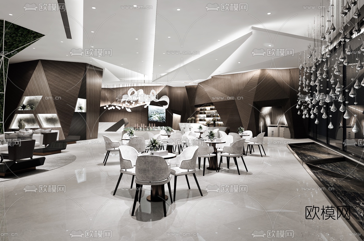 HWCD设计 青岛龙湖光年售楼处3d模型