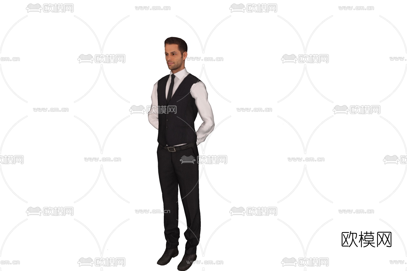 现代服务生免费su模型下载