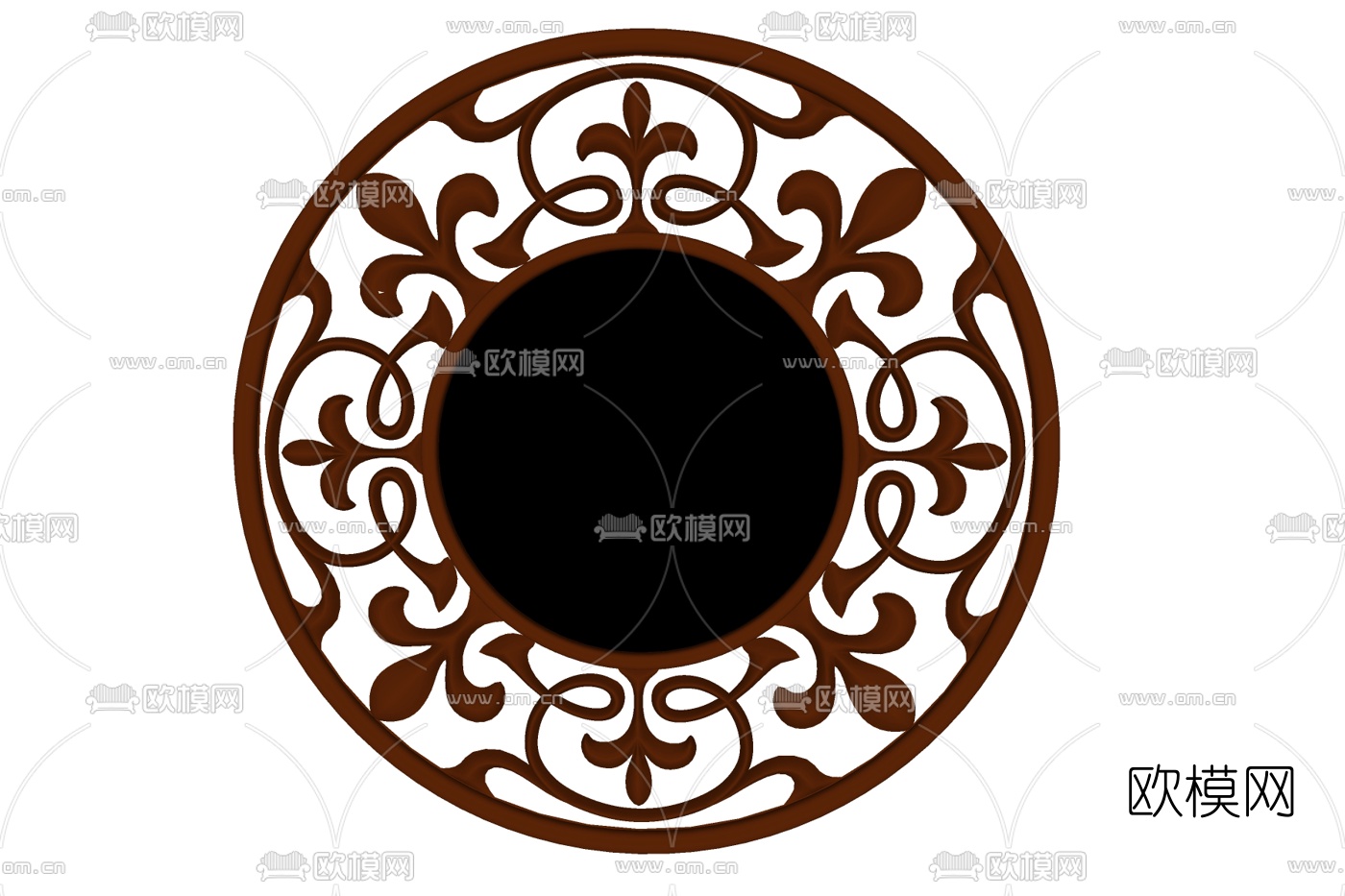 现代装饰镜子免费su模型下载