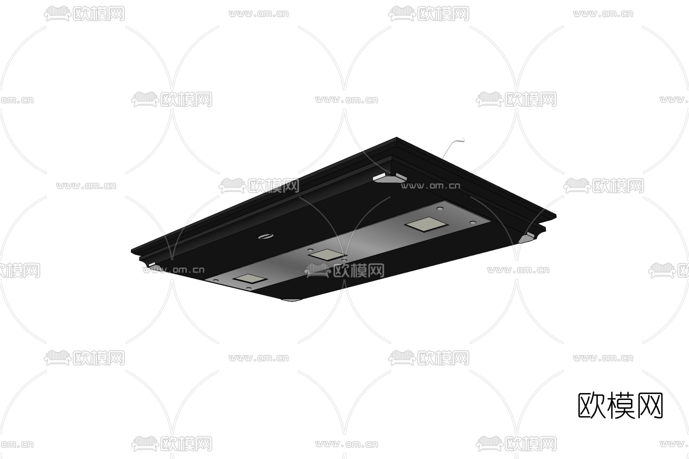 现代吸顶灯免费su模型