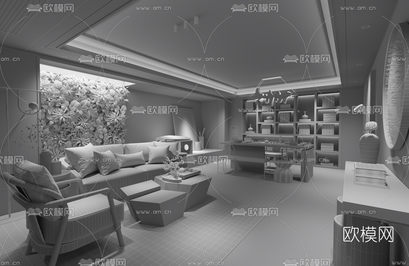 易和新作 金地·浙江江山风华样板间3d模型