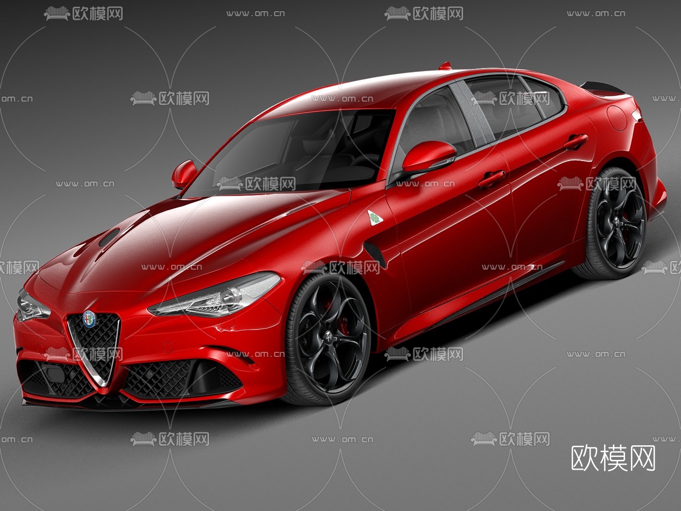 现代阿尔法汽车3d模型