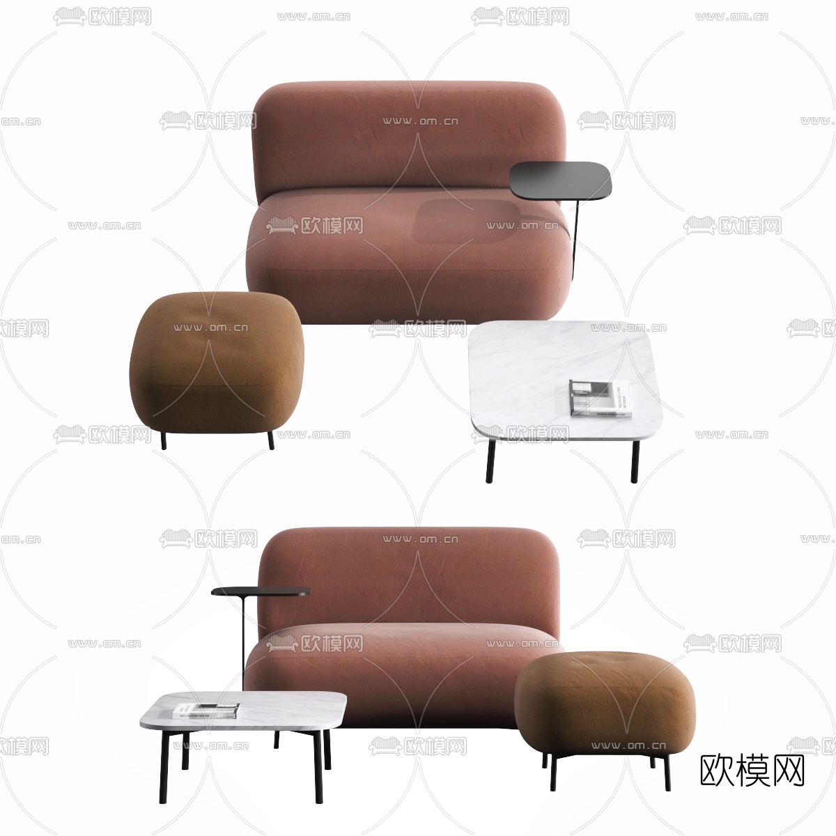 edra 休闲沙发3d模型