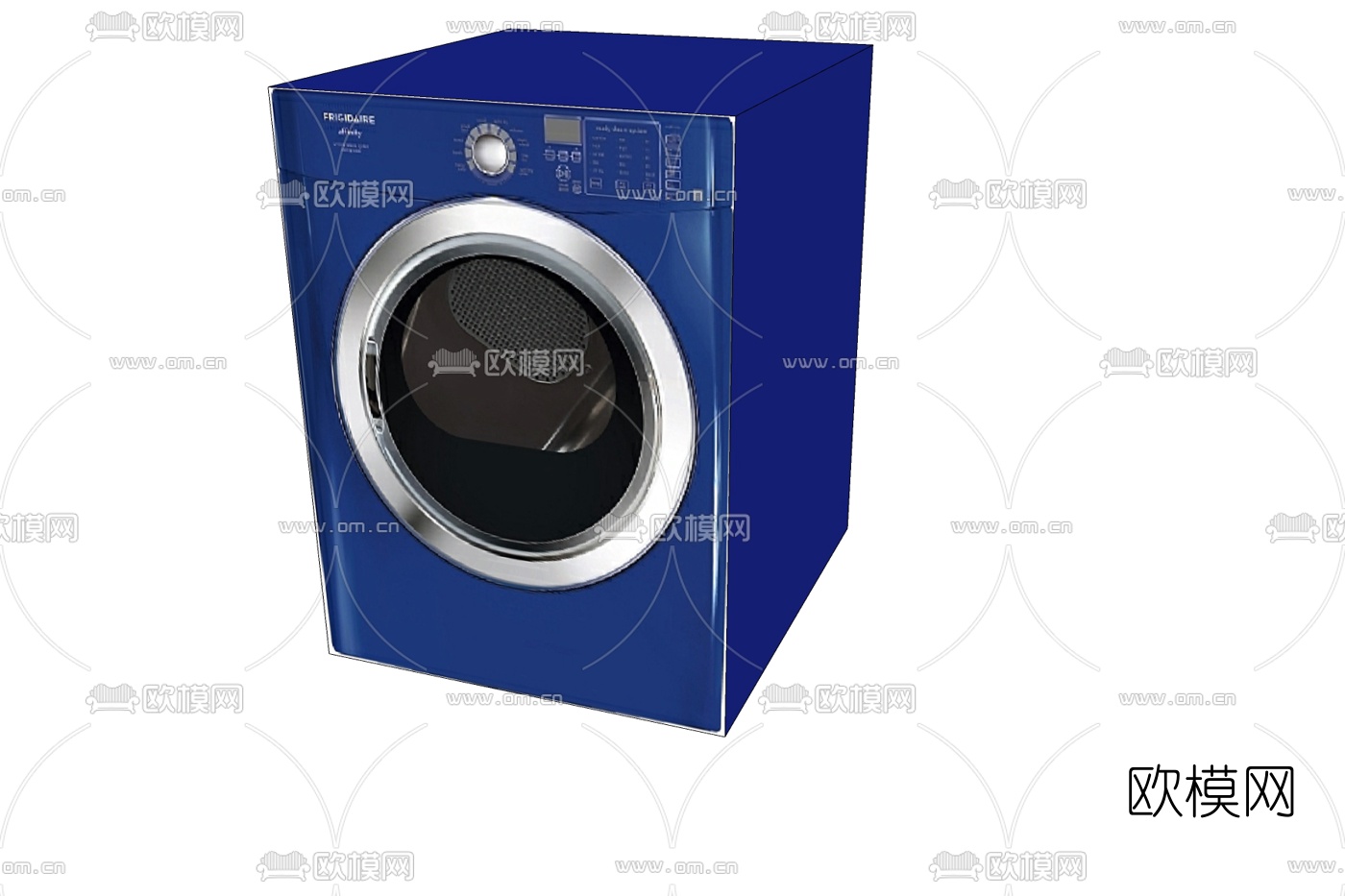 现代滚筒洗衣机免费su模型下载