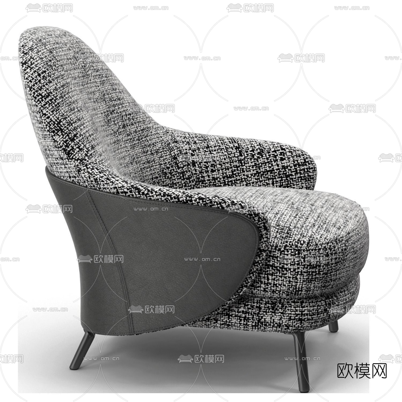 现代休闲躺椅3d模型下载（渲染图10）