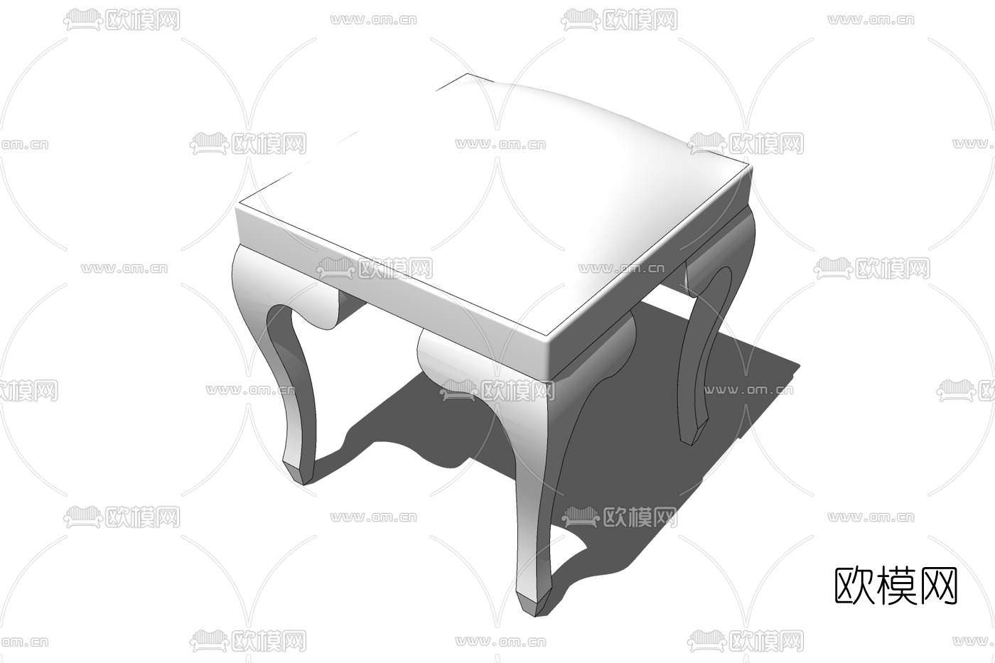 简欧脚踏免费su模型