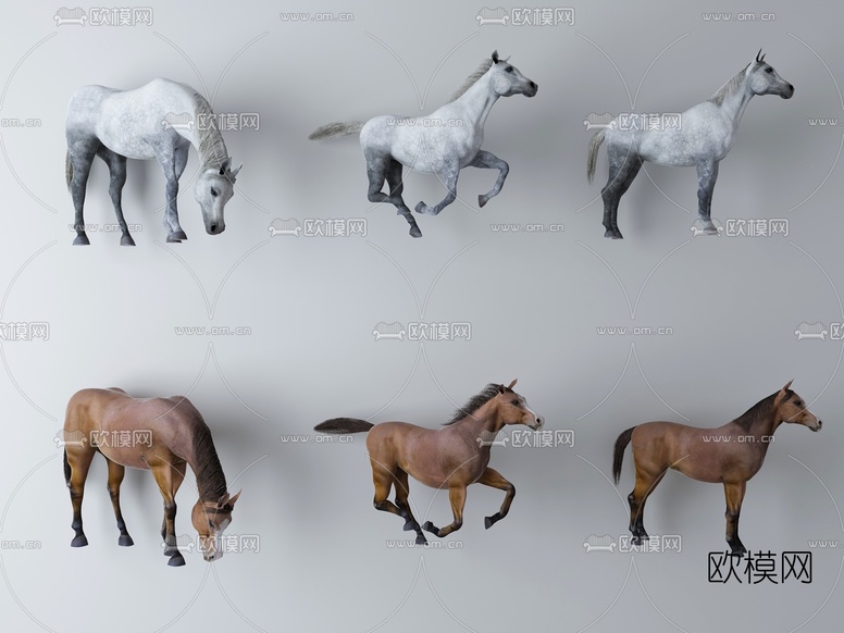 现代动物3d模型下载(渲染图4)
