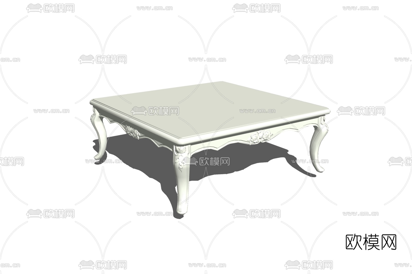欧式茶几免费su模型下载