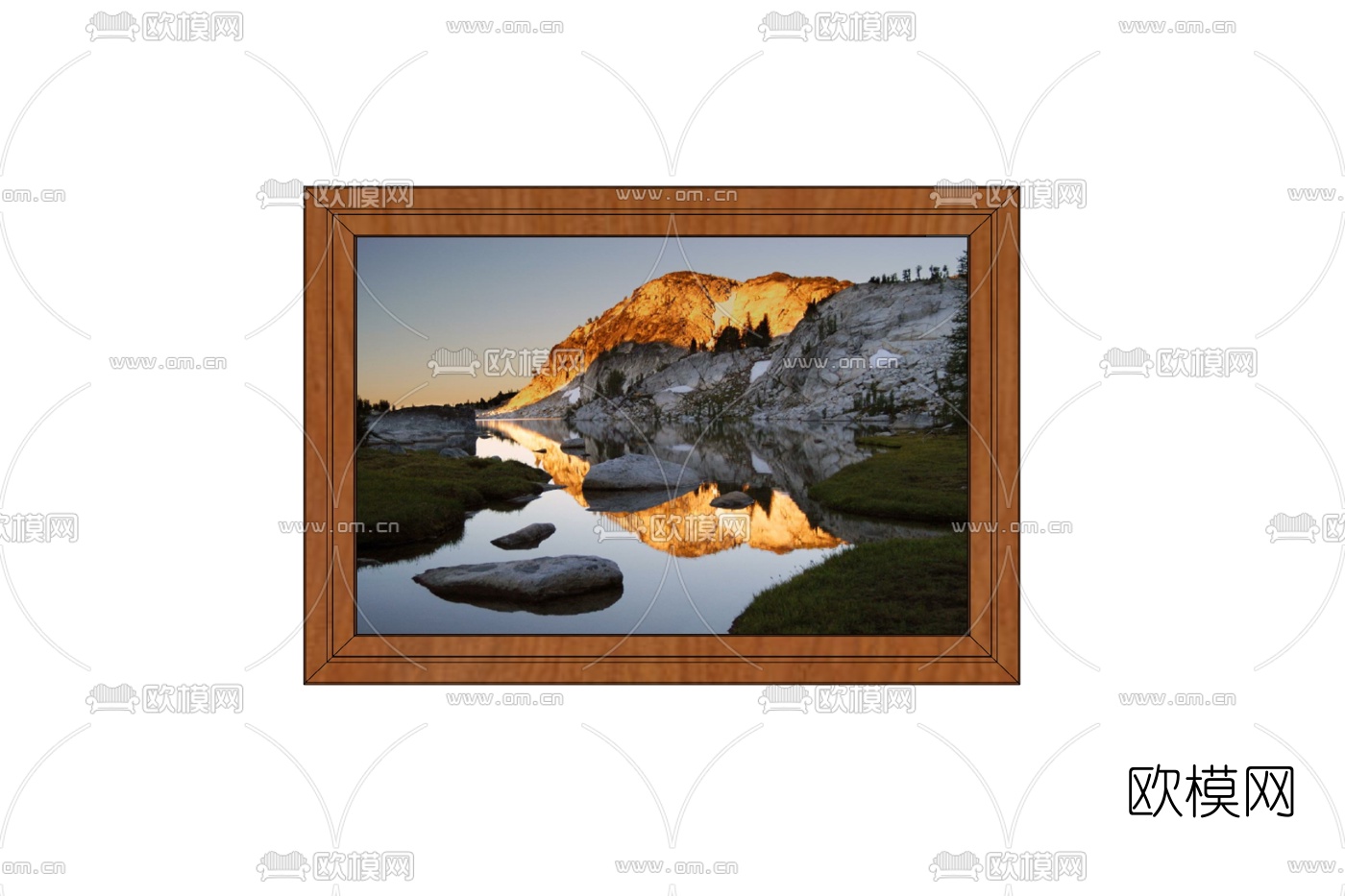 现代装饰画免费su模型下载