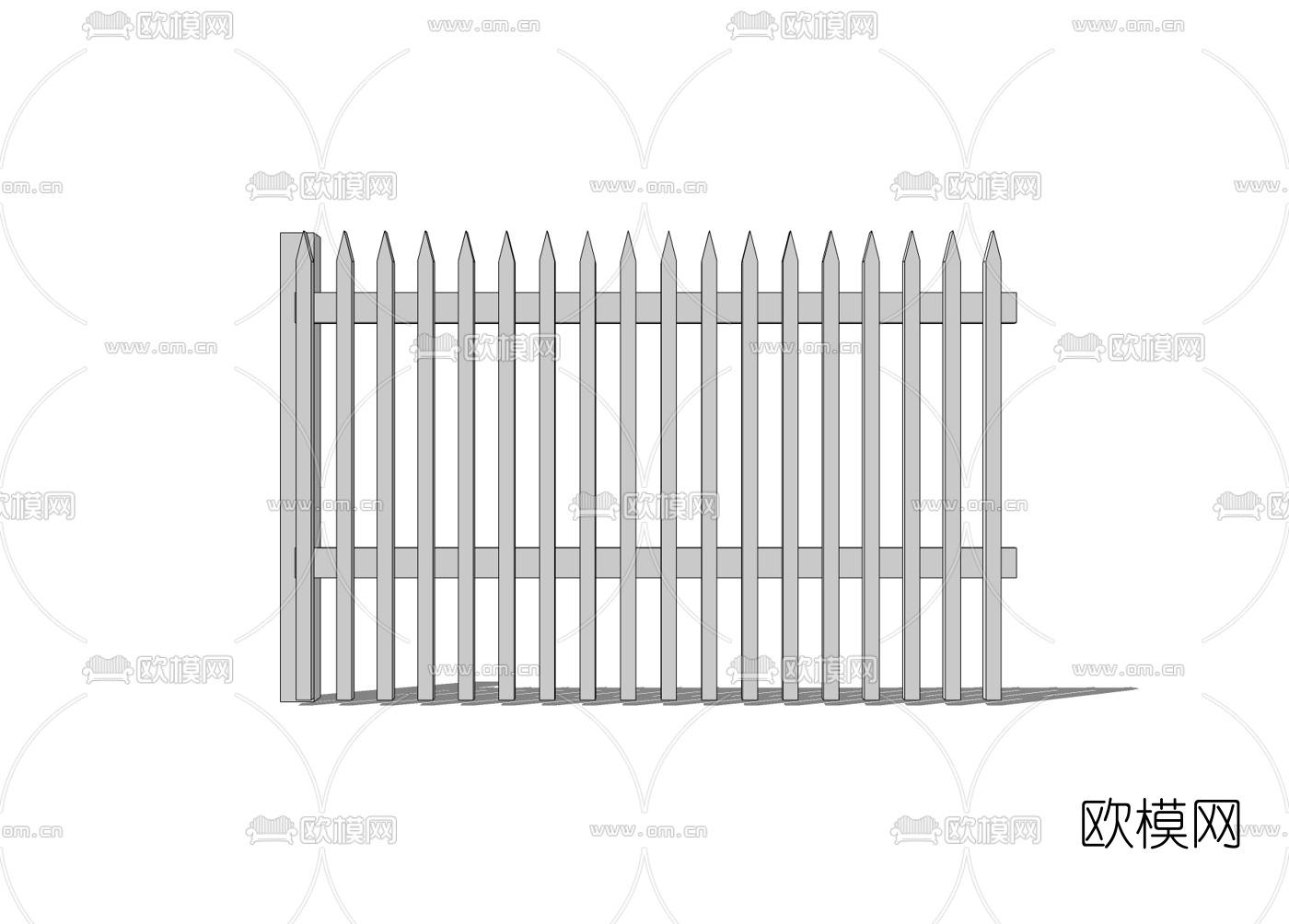欧式栏杆免费su模型下载