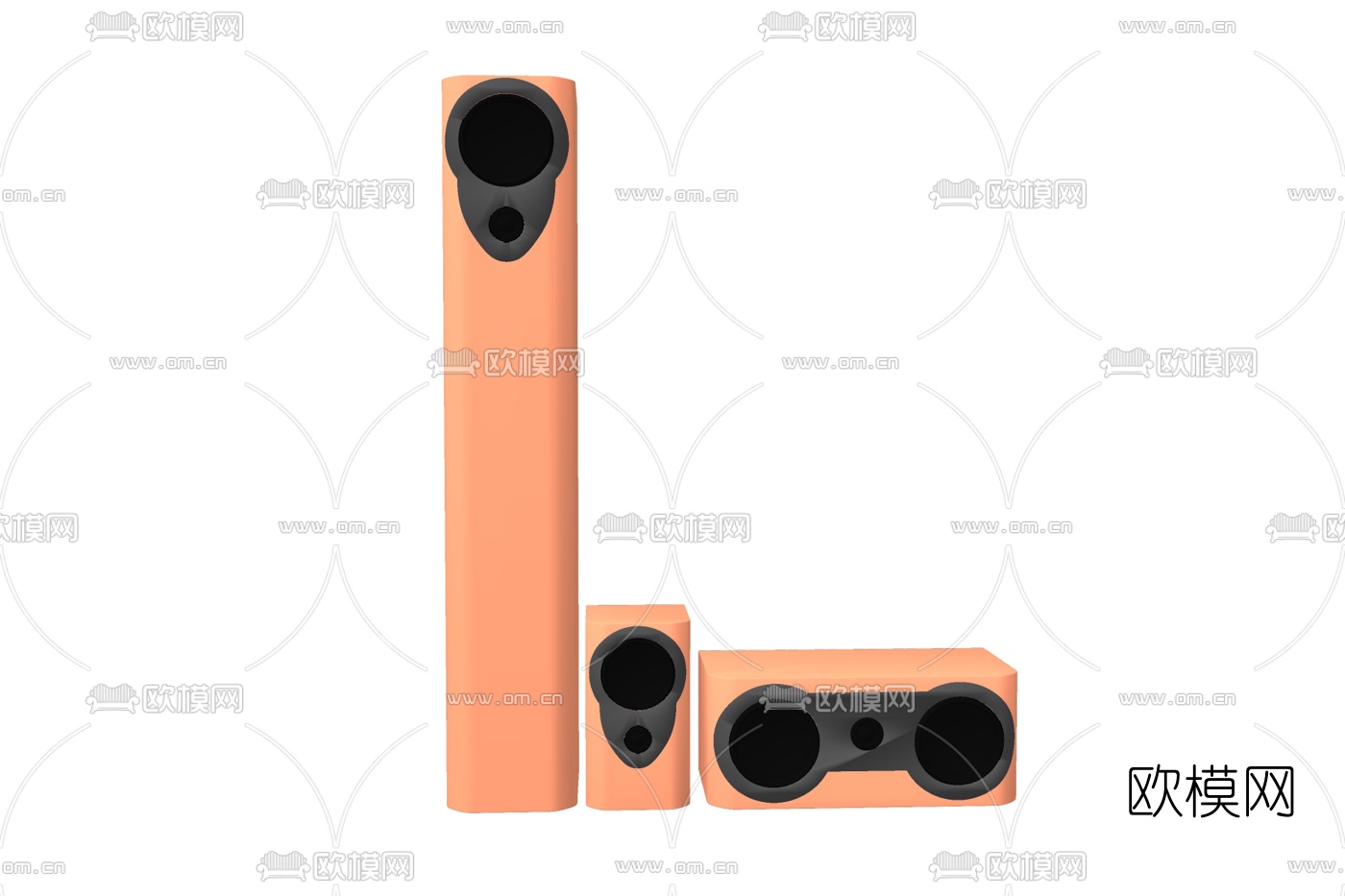 现代音响免费su模型