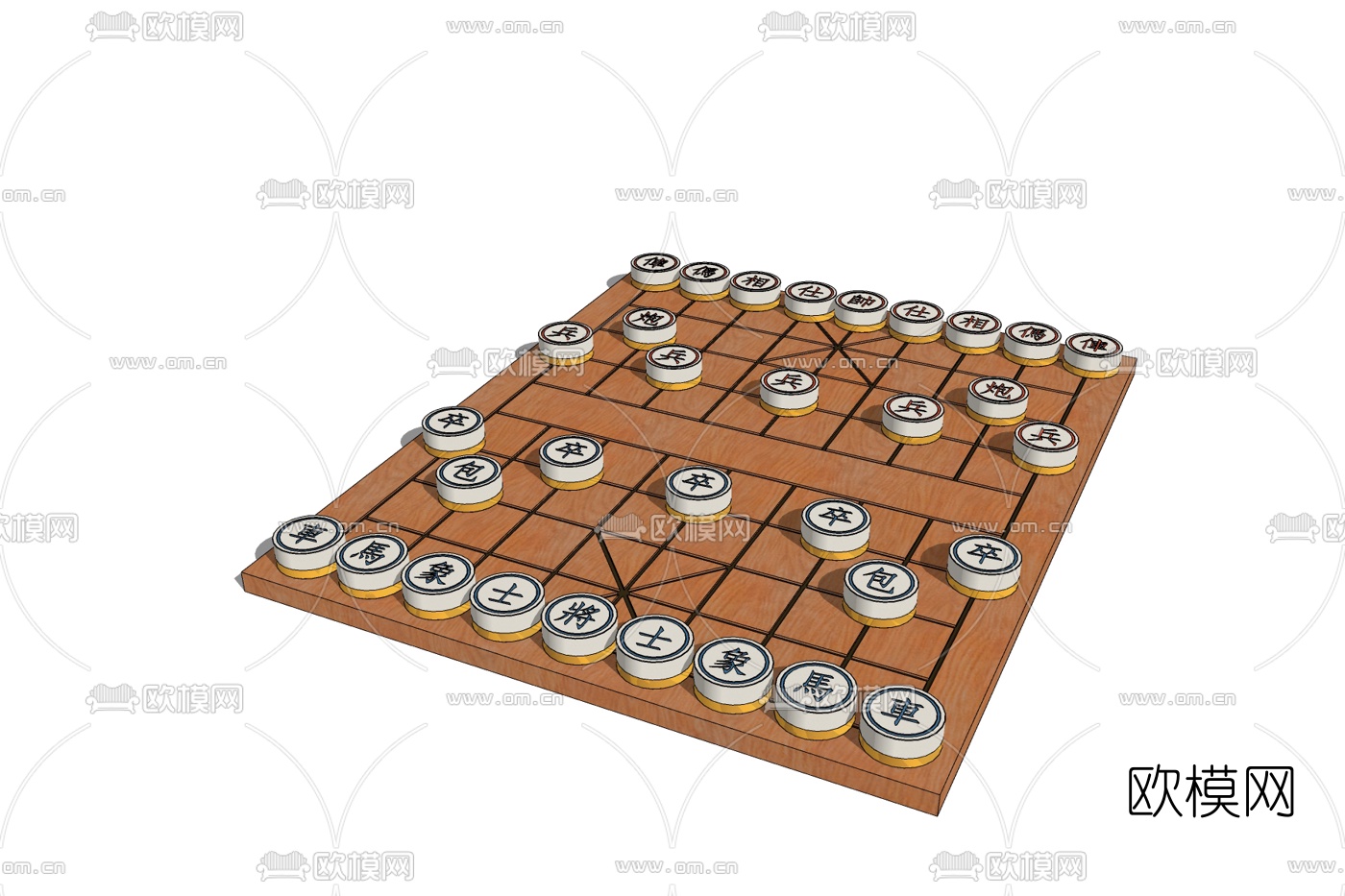 现代中国象棋免费su模型下载