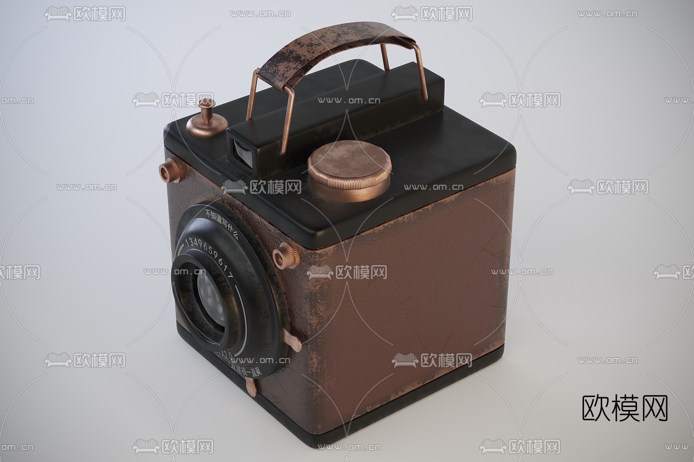 美式复古照相机免费3d模型