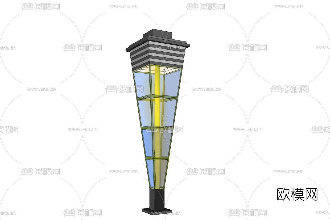 简欧路灯免费su模型