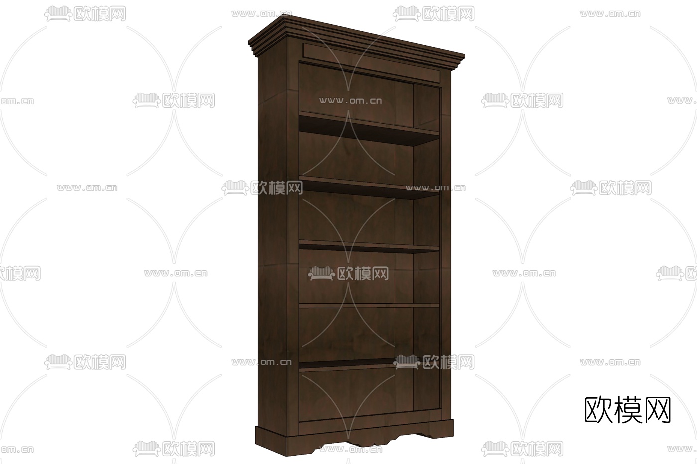 欧式实木装饰架免费su模型下载