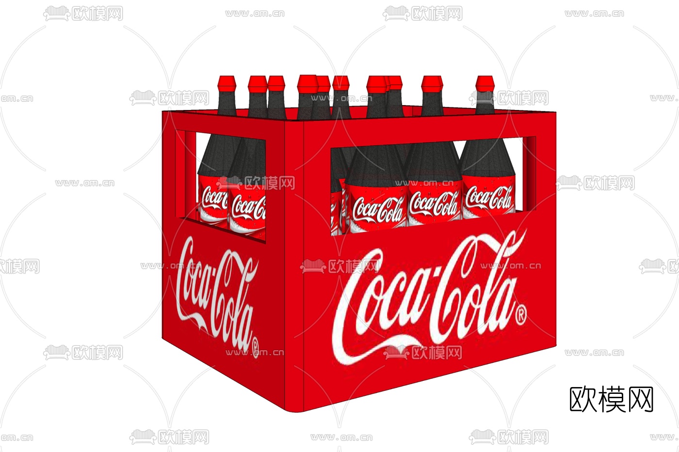 现代可口可乐免费su模型下载