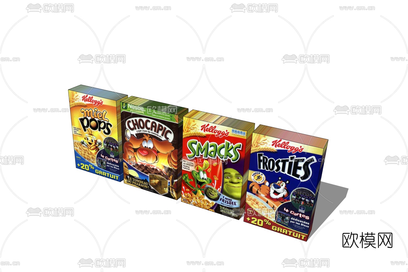 现代零食免费su模型下载