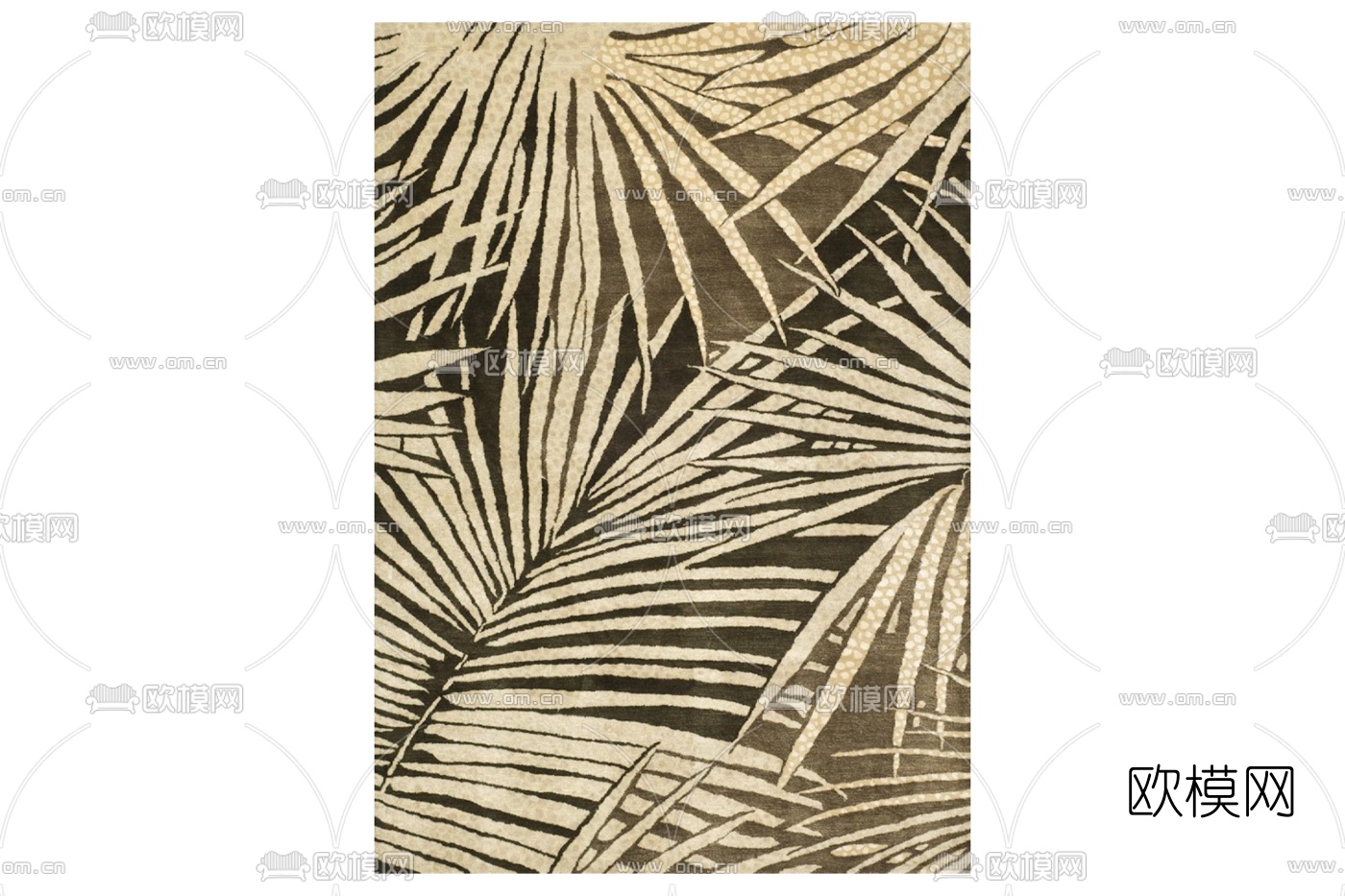 简欧地毯免费su模型下载