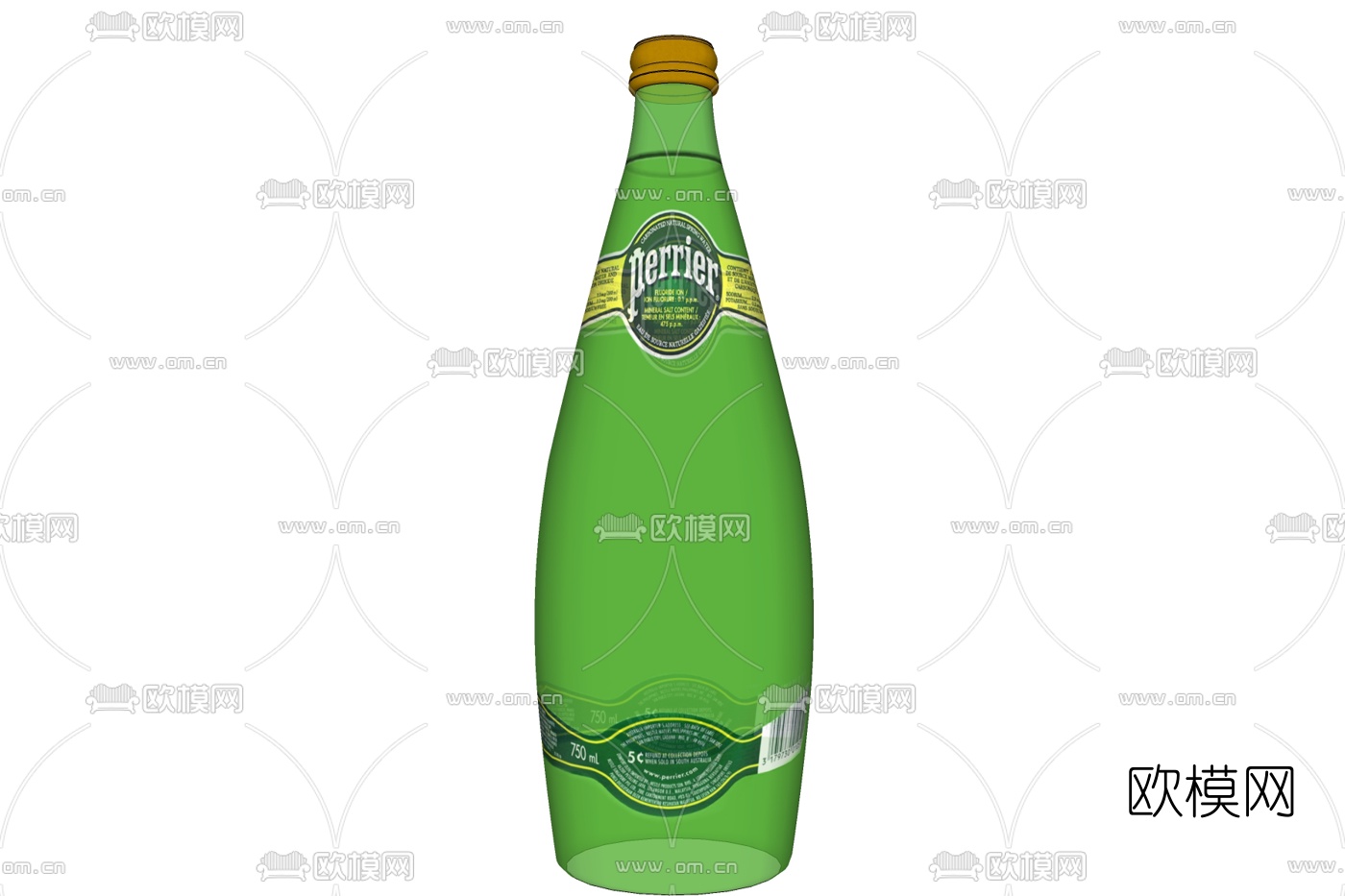 现代巴黎水免费su模型下载