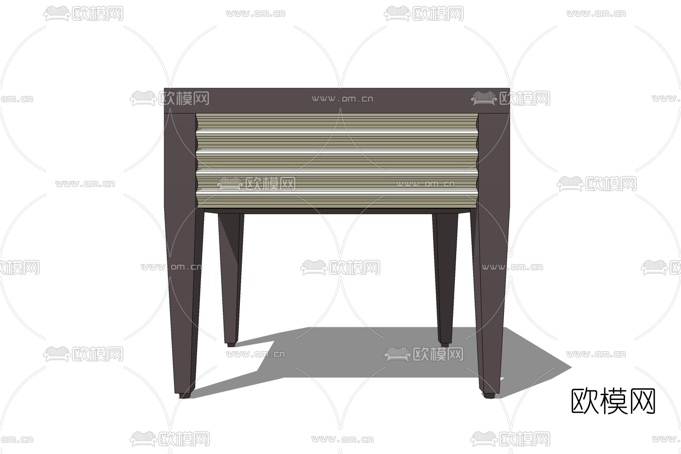新中式角几免费su模型下载