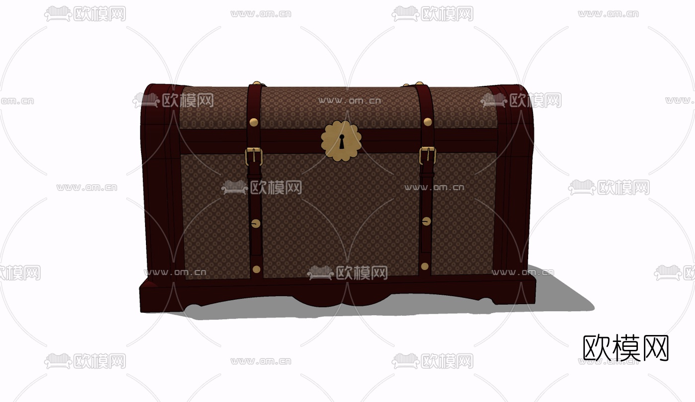 现代箱子免费su模型下载