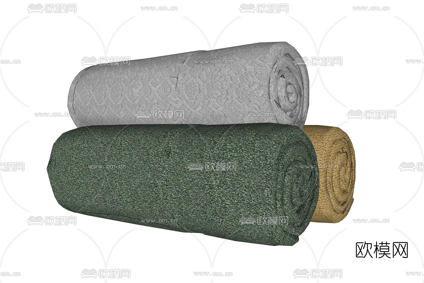 现代衣物免费su模型下载