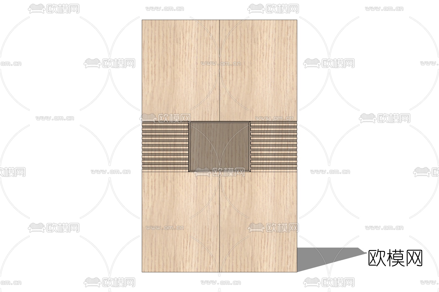 新中式衣柜免费su模型下载