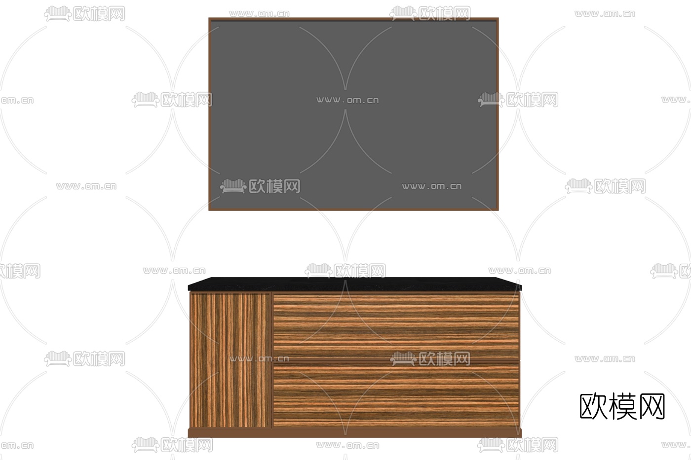 新中式洗手盆免费su模型下载
