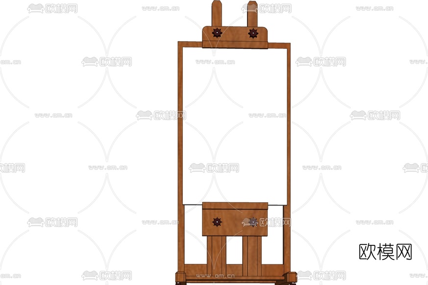 现代画板免费su模型下载