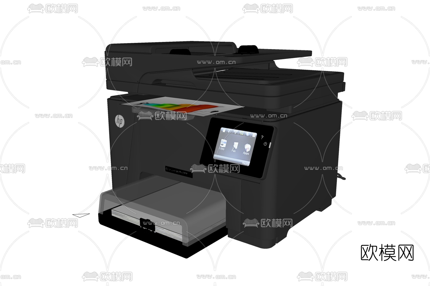 现代打印机免费su模型下载