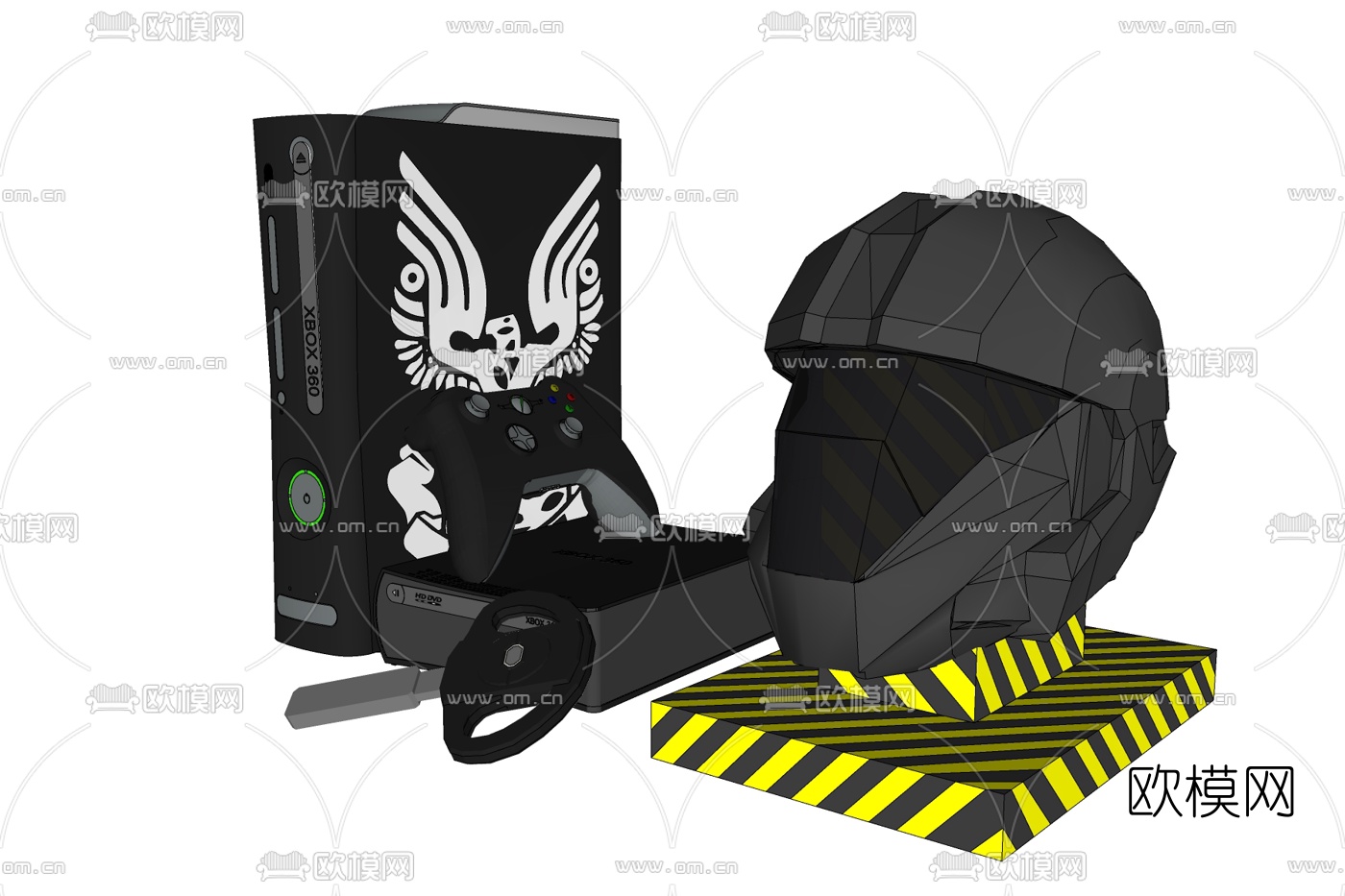 现代游戏机免费su模型下载