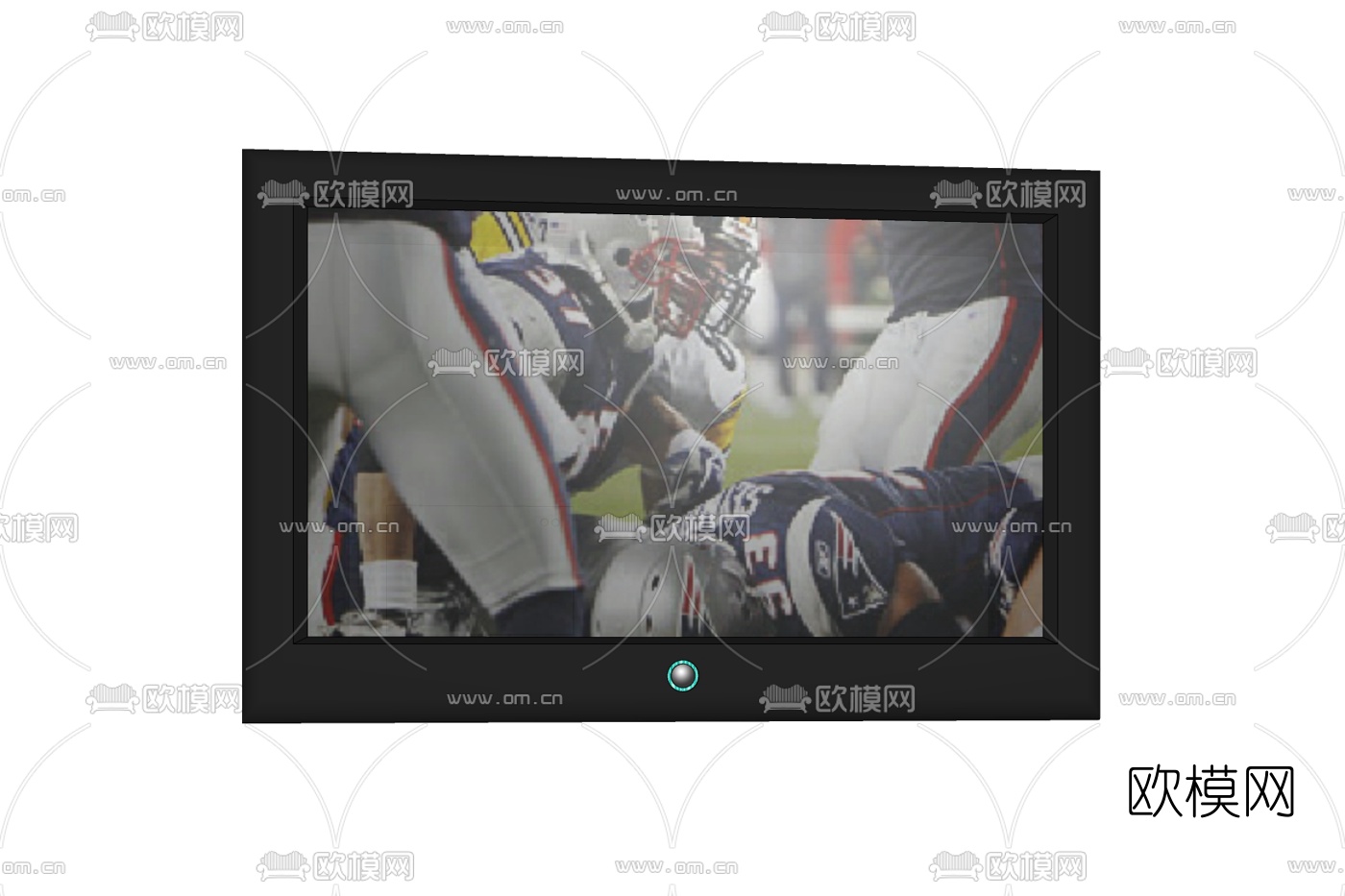 现代电视机免费su模型下载