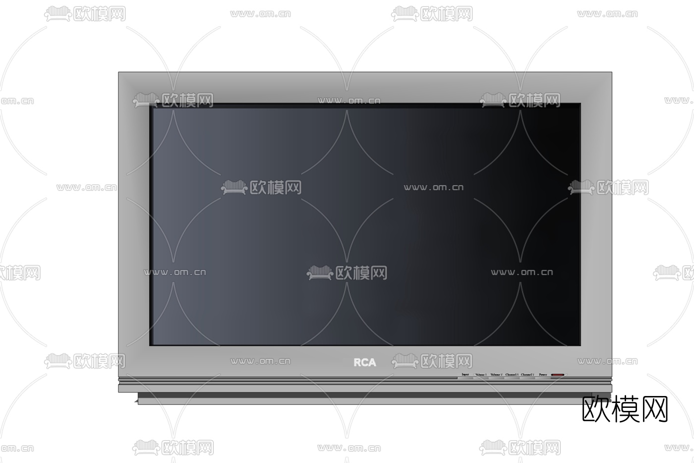 现代电视机免费su模型下载