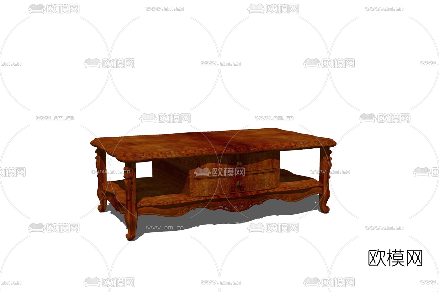 欧式茶几免费su模型下载