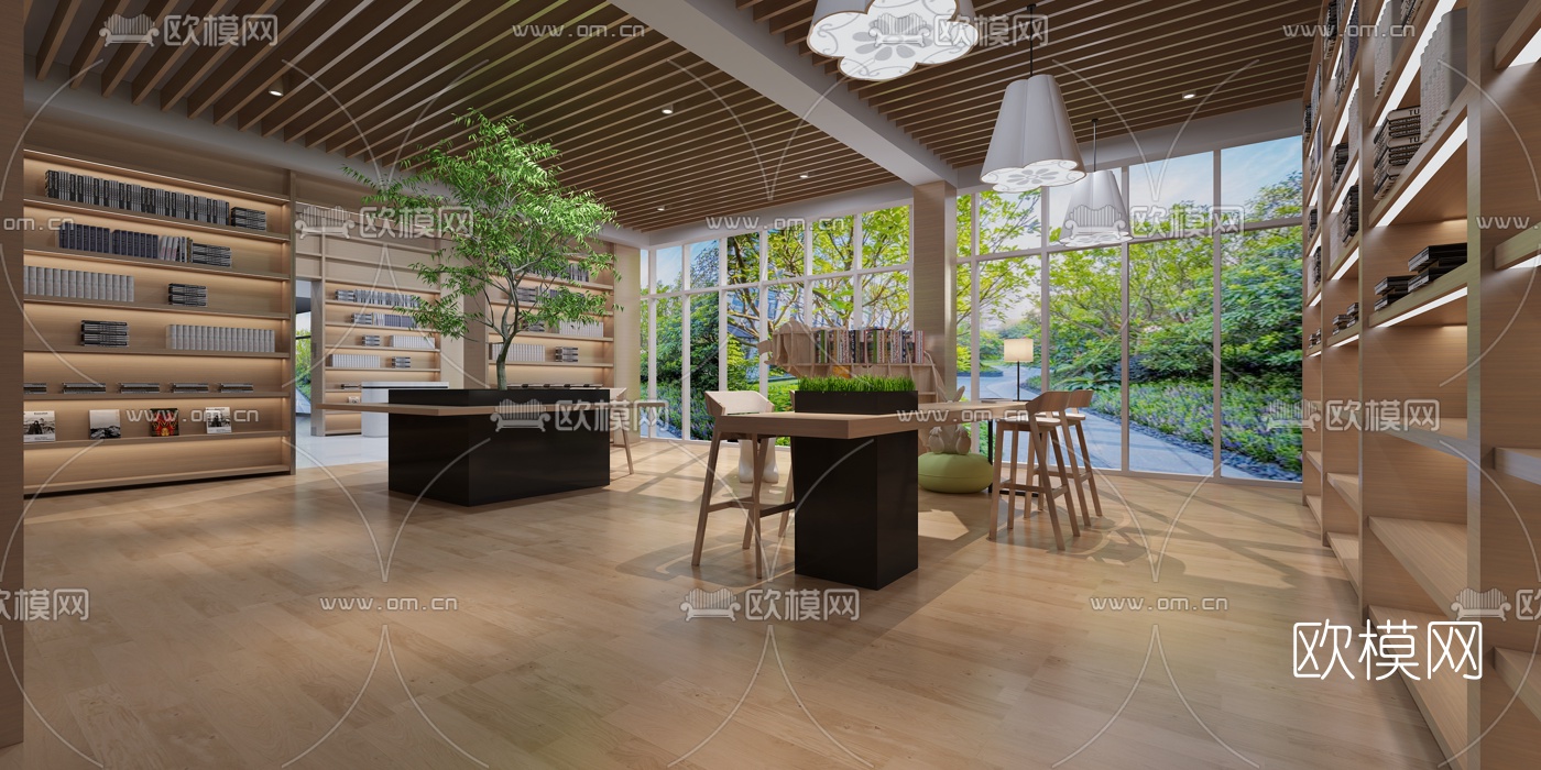 现代售楼处3d模型