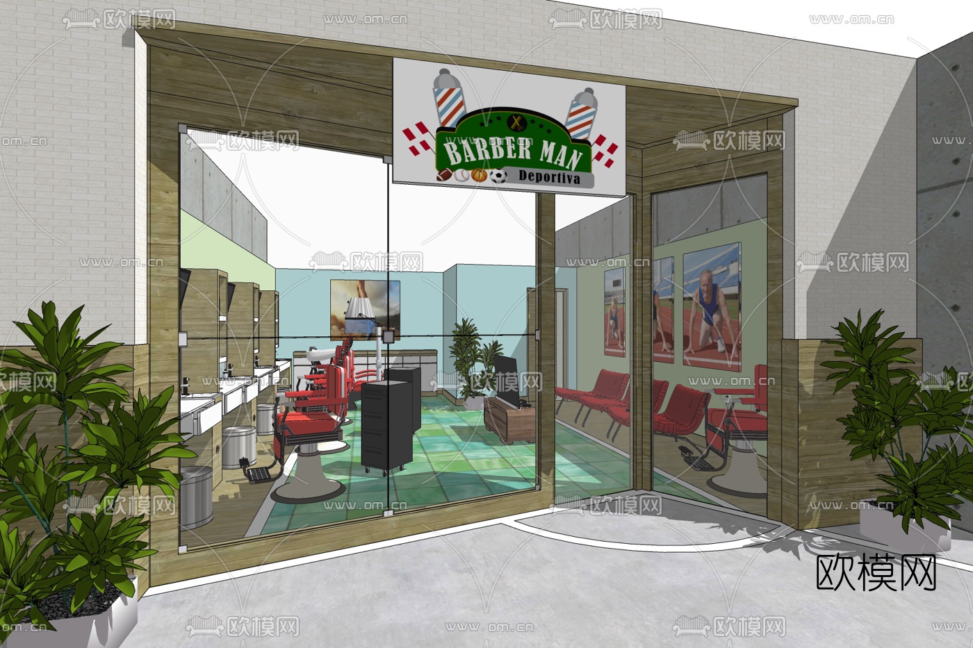 现代理发店免费su模型下载