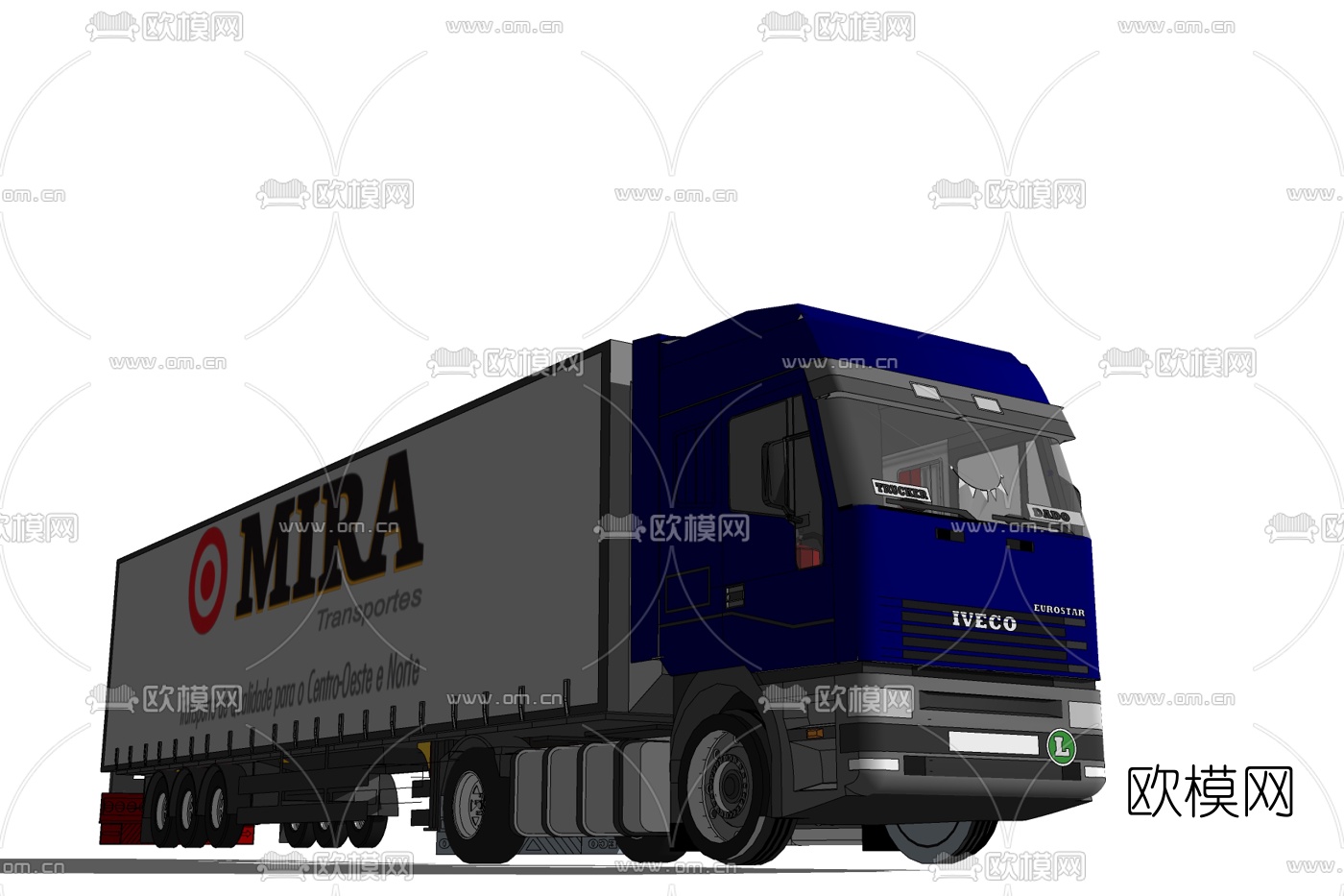 现代货车免费su模型下载