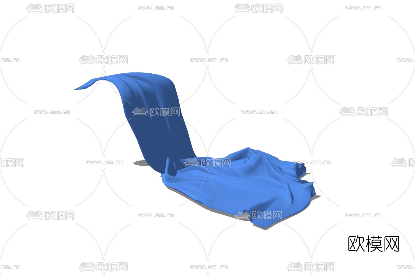 现代毛毯免费su模型下载