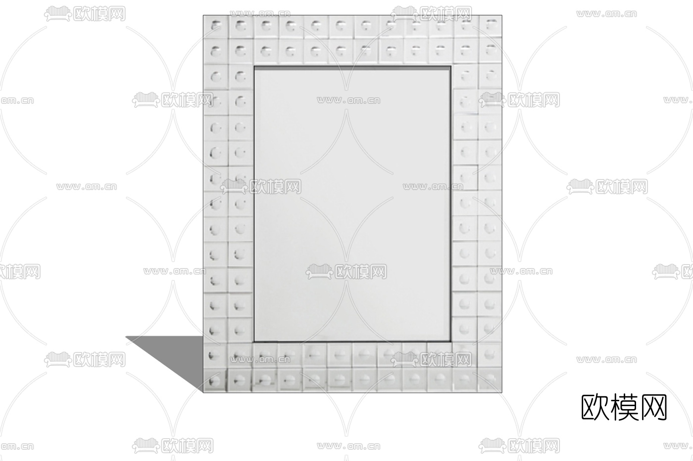 简欧镜子免费su模型下载